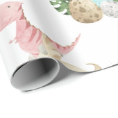 Cartoon-Dinosaurier-Verpackungspapier Geschenkpapier (Rolleneckpunkt)