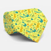 Cartoon Dinosaurs Neck Tie Krawatte (Gerollt)