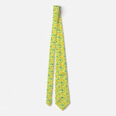 Cartoon Dinosaurs Neck Tie Krawatte (Rückseite)