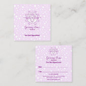 Cartoon Dog Illustration für das Grooming Terminkarte (Vorne/Hinten)