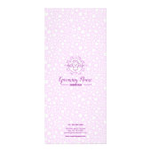 Cartoon Dog Illustration für das Grooming Werbekarte (Hinten)