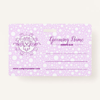 Cartoon Dog Illustration zum Grooming Ausweis