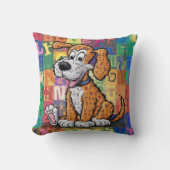 Cartoon Dog Kissen (Vorderseite)