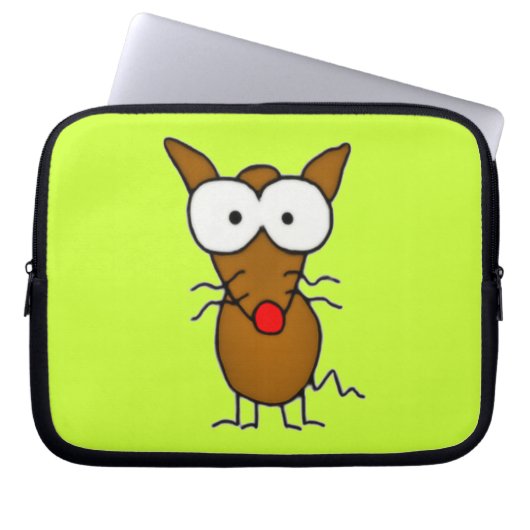 Cartoon Dog Laptopschutzhülle (Vorderseite)