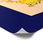 Cartoon Dog Lektüre der Sonnenschule Poster (Ecke)