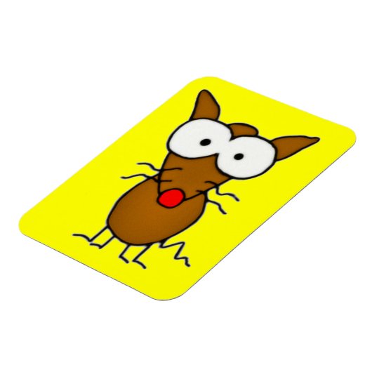 Cartoon Dog Magnet (Linke Seite)