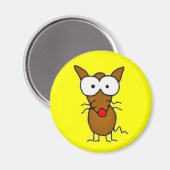 Cartoon Dog Magnet (Vorderseite/Rückseite)