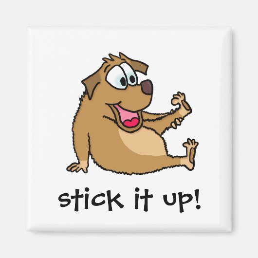 Cartoon Dog Magnet (Vorne)