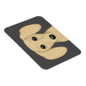 Cartoon Dog mit glatter Dackel Magnet (Rechte Seite)