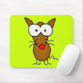 Cartoon Dog Mousepad (Mit Mouse)
