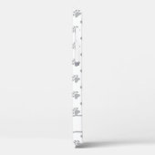 Cartoon Dog & Name Case-Mate iPhone Hülle (Rückseite / Links)