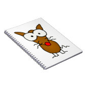 Cartoon Dog Notizblock (Rechte Seite)