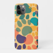 Cartoon Dog Paw Druckfarben Abstrakte Kunst Case-Mate iPhone Hülle (Rückseite)