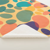 Cartoon Dog Paw Druckfarben Abstrakte Kunst Sherpadecke (3/4)