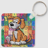 Cartoon Dog Schlüsselanhänger (Rückseite)