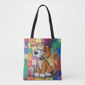 Cartoon Dog Tasche (Vorderseite)