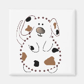 Cartoon Dog Tshirts and Gifts Magnet (Vorne)