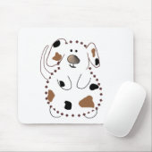 Cartoon Dog Tshirts und Geschenke Mousepad (Mit Mouse)