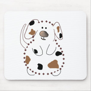 Cartoon Dog Tshirts und Geschenke Mousepad