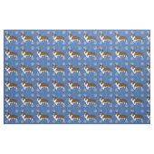 Cartoon Dogs - Cardigan Welsh Corgi v2 Stoff (Fat Quarter (45,7 x 55,9 cm))