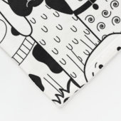 Cartoon Dogs Fleecedecke (Ecke)