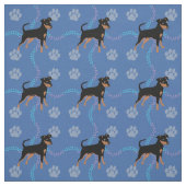 Cartoon Dogs - Miniature Pinscher v5 Stoff (Muster)