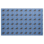 Cartoon Dogs - Miniature Pinscher v5 Stoff (Fat Quarter (45,7 x 55,9 cm))
