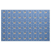 Cartoon Dogs - Papillon Stoff (Fat Quarter (45,7 x 55,9 cm))