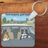 Cartoon dogs schlüsselanhänger (Rückseite)