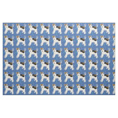 Cartoon Dogs - Wire Fox Terrier v1 Stoff (Fat Quarter (45,7 x 55,9 cm))
