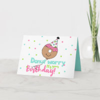 Cartoon Donuts Kunst Happy Birthday Art Donut Desi