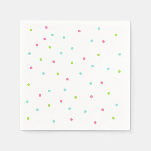 Cartoon Donuts Kunst Happy Birthday Art Donut Desi Serviette (Vorderseite)