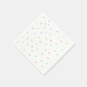 Cartoon Donuts Kunst Happy Birthday Art Donut Desi Serviette (Ecke)