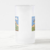 Cartoon Dracheneier kochen Mattglas Bierglas (Mittel)