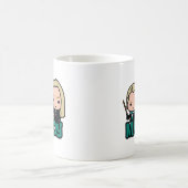 Cartoon Draco und Lucius Malfoy Art Kaffeetasse (Mittel)