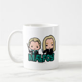 Cartoon Draco und Lucius Malfoy Art Kaffeetasse (Links)