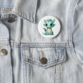 Cartoon Dragon Illustration Button (Beispiel)