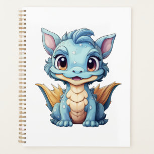 Cartoon Dragon Illustration Planer