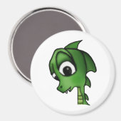 Cartoon Dragon Magnet (Vorderseite/Rückseite)