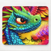 Cartoon Dragon Mousepad (Vorne)