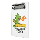 Cartoon Dragon Ruler Sticker - Niedlich School Mini Klemmbrett (Gewinkelt2)
