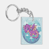 Cartoon Dragon Schlüsselanhänger (Vorderseite links)