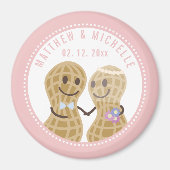 Cartoon dreht sich Save the Date um einander Magnet (Vorne)