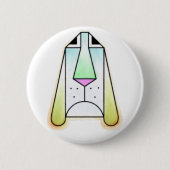 Cartoon Droopy Bloodhound Button (Vorderseite)