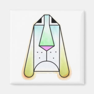 Cartoon Droopy Bloodhound Magnet