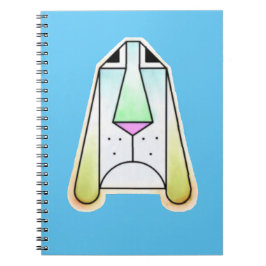 Cartoon Droopy Bloodhound Spiral Foto Notebook Notizblock