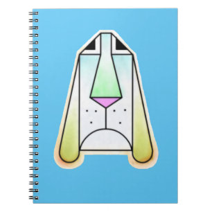 Cartoon Droopy Bloodhound Spiral Foto Notebook Notizblock