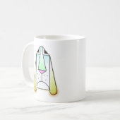 Cartoon Droopy Bloodhound Tasse (Vorderseite Links)