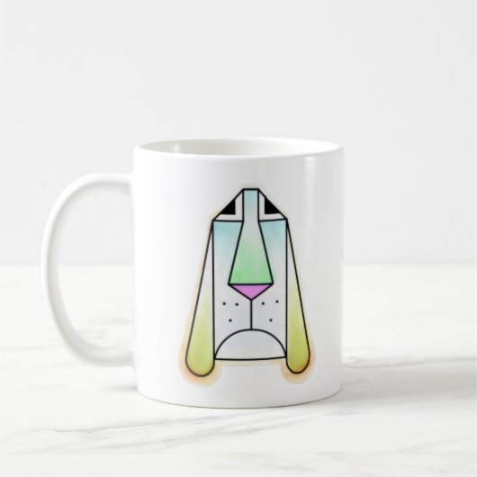 Cartoon Droopy Bloodhound Tasse (Links)