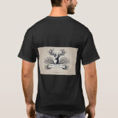 CARTOON DRUCKT VORDERSEITE ZURÜCK T-Shirt (Rückseite)